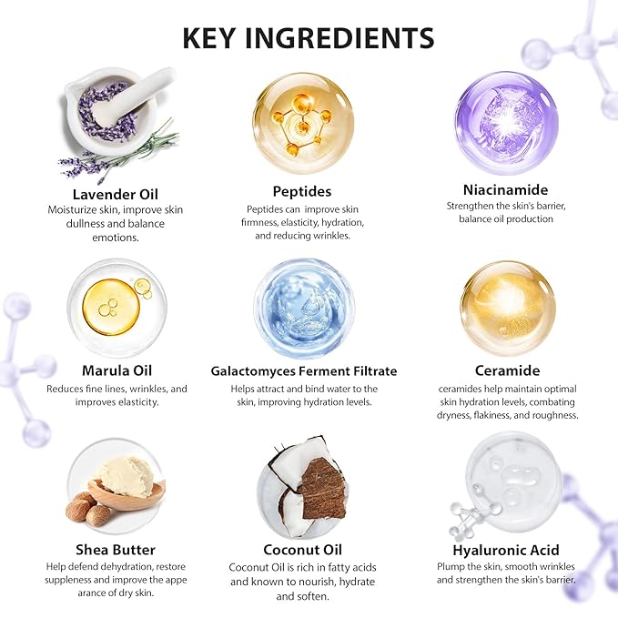 35 Pcs Mothers Day Gifts, Lavender Bath & Body Gift Basket - Image 9