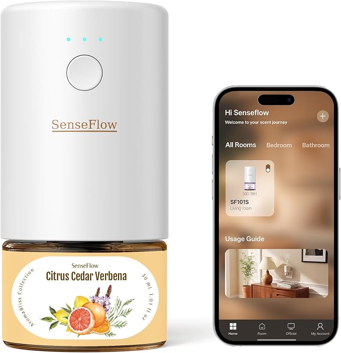 SF101S Pro Smart Plug in Air Freshener by SenseFlow