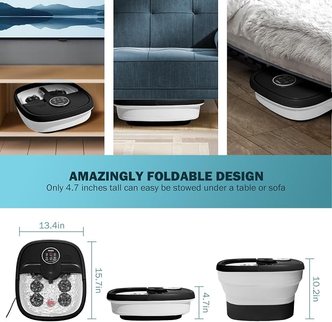 KNQZE Collapsible Foot Spa Electric Foot Bath - Image 8