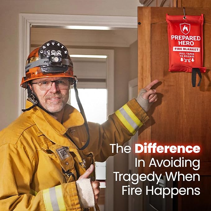 Prepared Hero Emergency Fire Blanket - Image 3