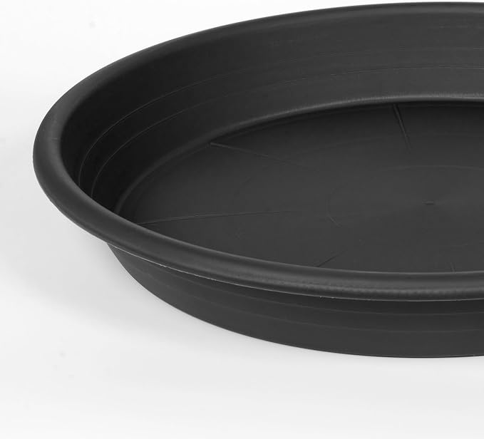 Large Plant Saucer 16 inch, 4 Pack Heavy Sturdy 17 inch Plastic Plant Tray - Image 8