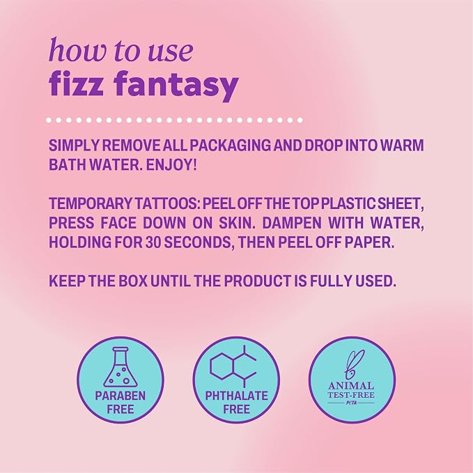 ONYX Professional Fizz Fantasy Hydrating Kid’s Bath Bomb, Vanilla Cake and - Image 7