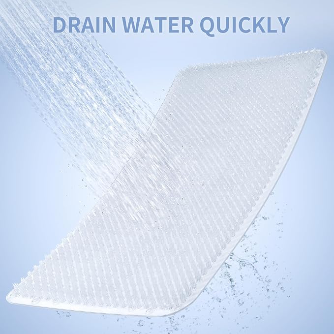 Yolife Shower Foot Scrubber Mat, Anti-Slip Bath Mat - Image 5