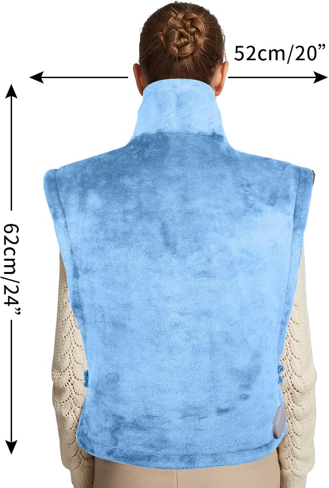Ambershine 26"x35" XXXL King Size Neck& Shoulder& Back Heating Pad - Image 5