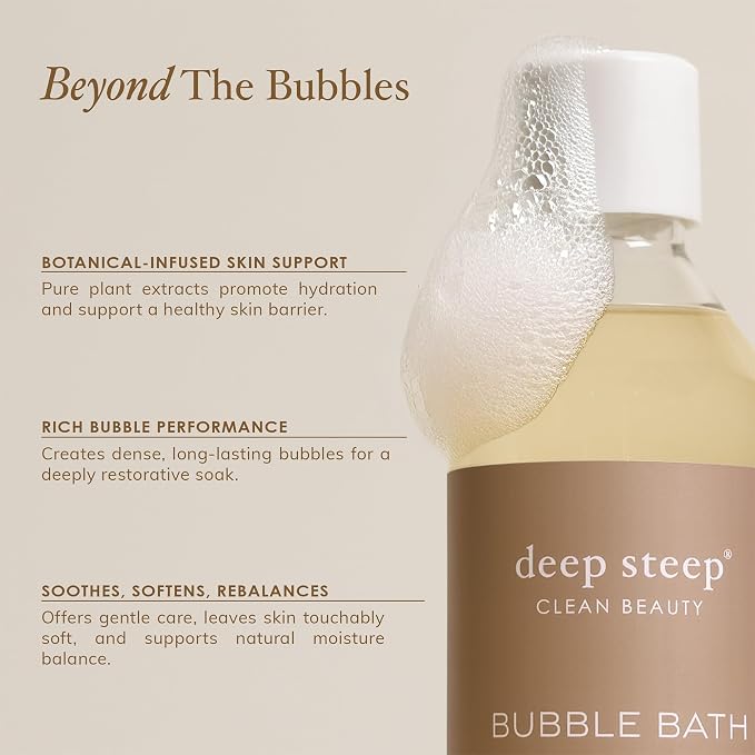 Deep Steep Bubble Bath, Fresh Lavender, 10 oz – Soothing Soak - Image 5