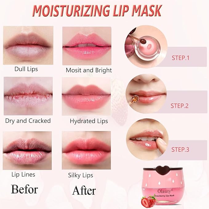 10 PCS Bee Lip Balm Honey Pot, Honey Lip Balm Bulk, Moisturising Sleep Lip Mask - Image 6