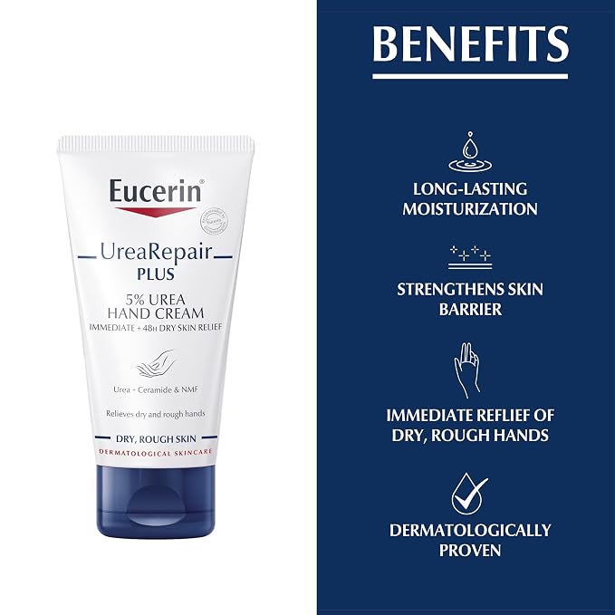 Eucerin Dry Skin Intensive Hand Cream - Image 3