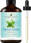 Handcraft Blends Spearmint Essential Oil – Huge 4 Fl Oz – 100% Pure and Natural by HandcraftBlends