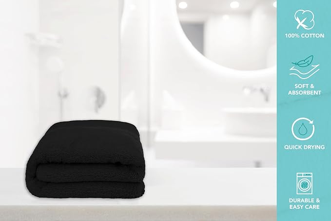 Medium Bath Towels Pack of 6 – 24x48 Inches – Soft, Quick Dry & Highly - Image 7