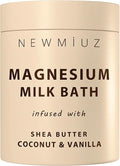 Creamy Magnesium Milk Bath Soak Powder Moisturize Soften Skin Coconut Vanilla by NewMiuz