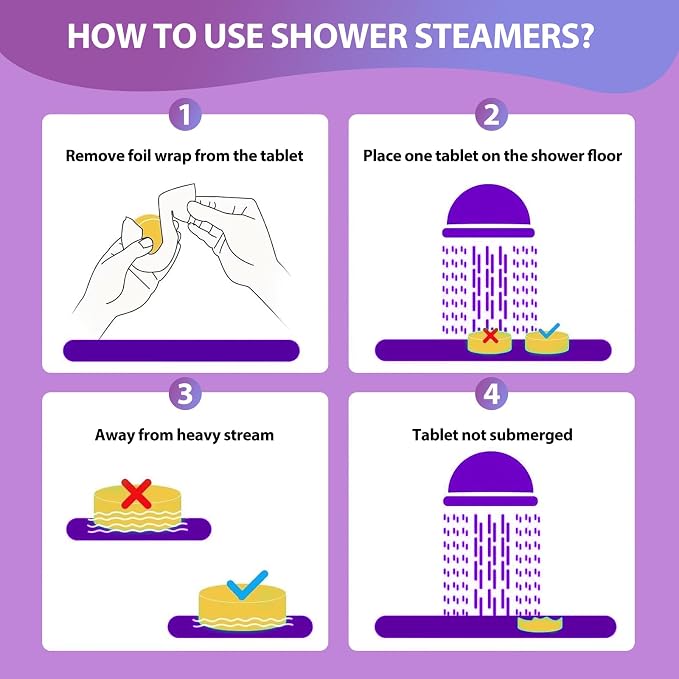 Lavender Shower Steamers Aromatherapy - Image 6