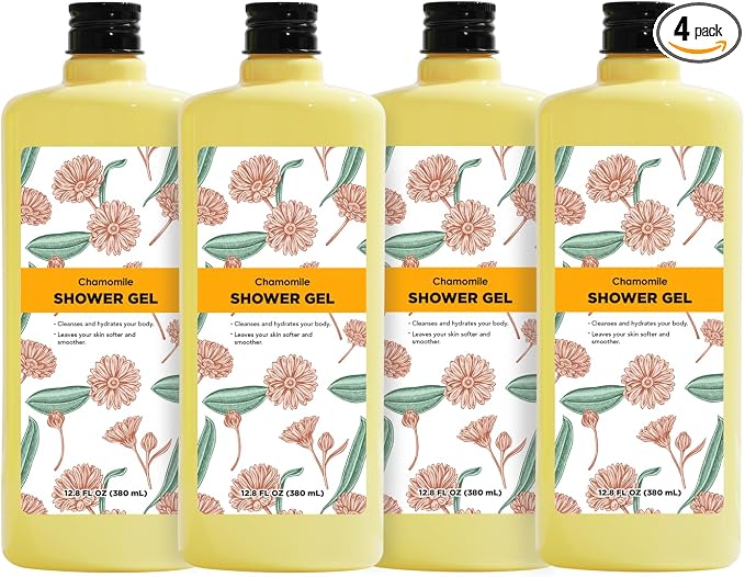 Bubble Bath for Women, Chamomile Shower Gel Gifts Set, Mother's Day Gifts for by SerenitySanctuary