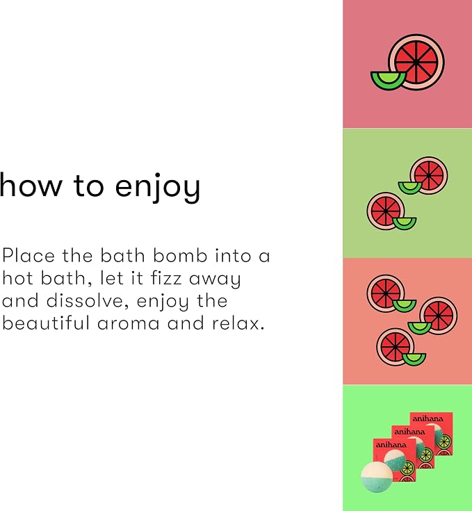 ANIHANA Bath Bomb with Coconut Oil, Paraben Free, Hand-Crafted Luxury Fizzers - Image 4