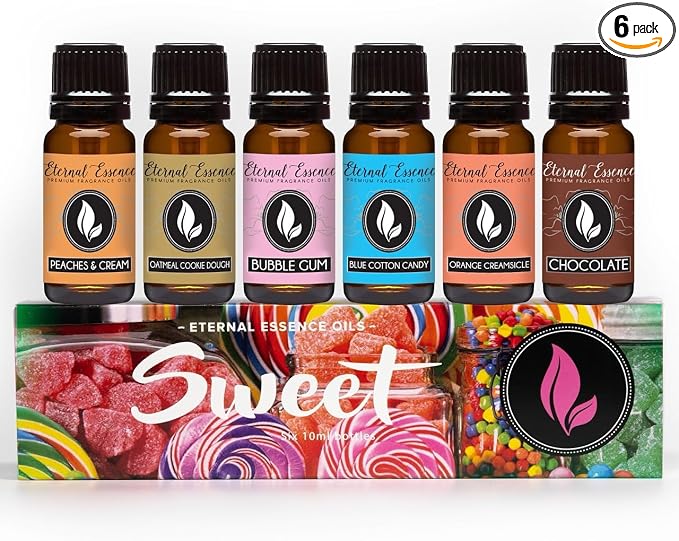 Eternal Essence Oils Sweet Set of 6 Premium Fragrance Oils by EternalEssenceOils