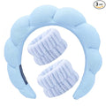Spa Headbands for Washing Face Soft Puffy Bubble Headbands Wristband for Women by Unknown