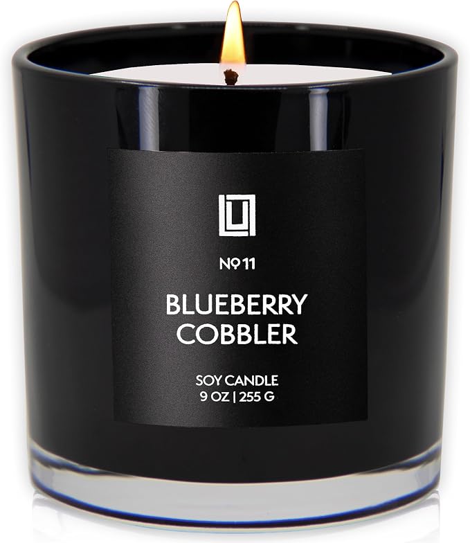 Lulu Candles | Blueberry Cobbler | Luxury Scented Soy Jar Candle | Hand Poured - Image 2