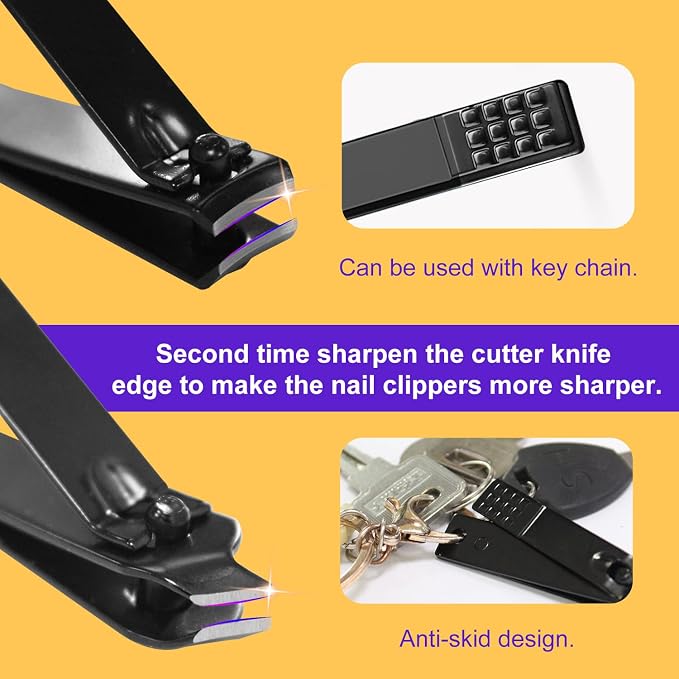 Manicure Set 8 in 1 Nail Clipper Set, Fingernail & Toenail Clippers, Manicure - Image 4