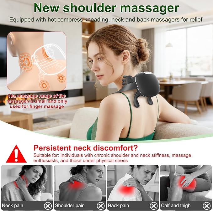 Nooydio Neck Massager, Neck and Back Massager - Image 3