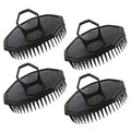 Scalp Massage Shampoo Brush, Segbeauty 4pcs Massage Hair Brushes Floriated by Segbeauty