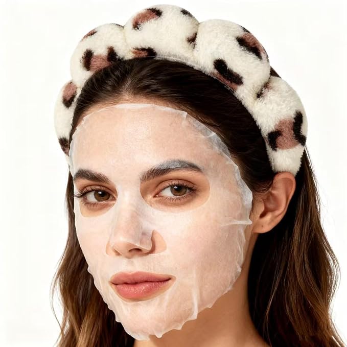 Spa Headbands for Washing Face Makeup Skin Care Women Bubble Facial Beauty - Image 7