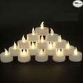 JUNPEI Battery Operated Powered Tea Lights : Realistic Tea Lights Flickering by JUNPEILEDTEACANDLES
