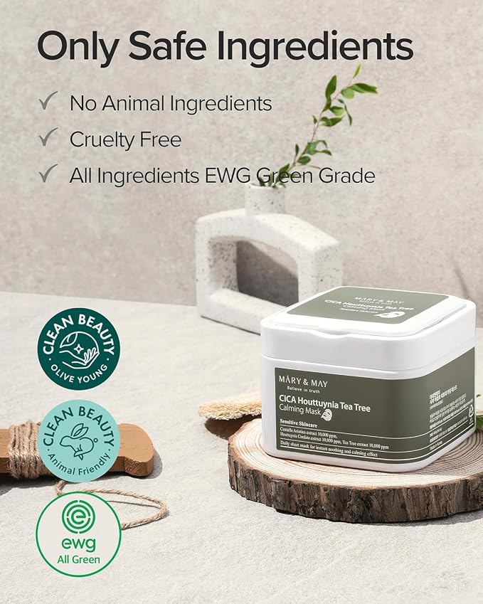 Mary&May CICA Houttuynia Tea Tree Calming Mask - Image 2