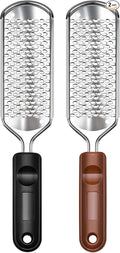 2 Pcs Foot Files Callus Remover, Stainless Steel Professional Pedicure Foot by MODENGKONGJIAN