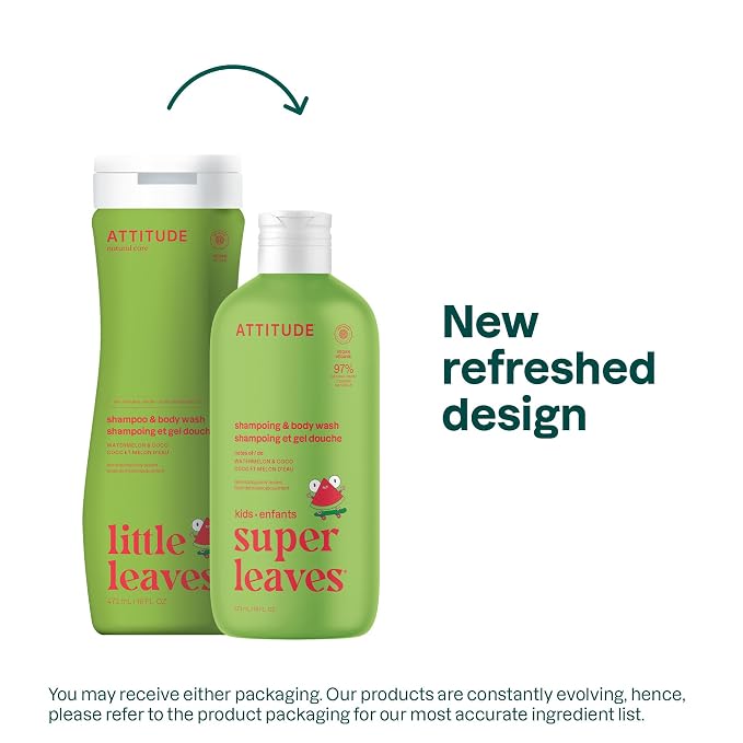 ATTITUDE Shampoo and Body Wash for Kids, EWG Verified, Dermatologically Tested - Image 2