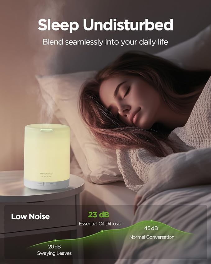 InnoGear 300ML Essential Oil Diffuser, Premium 5-in-1 Ultrasonic Aromatherapy - Image 7