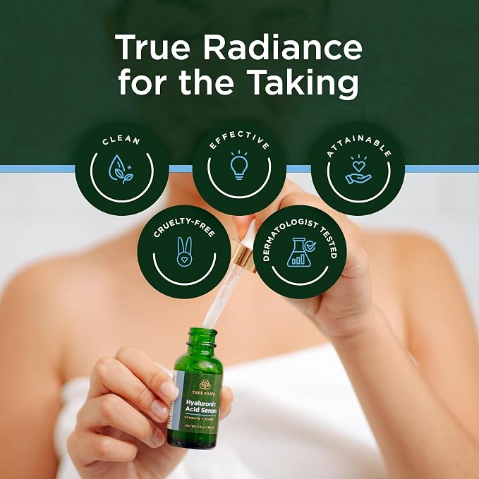 Tree of Life Beauty Hyaluronic Acid Serum, Skin Brightening Face Oil - Image 7