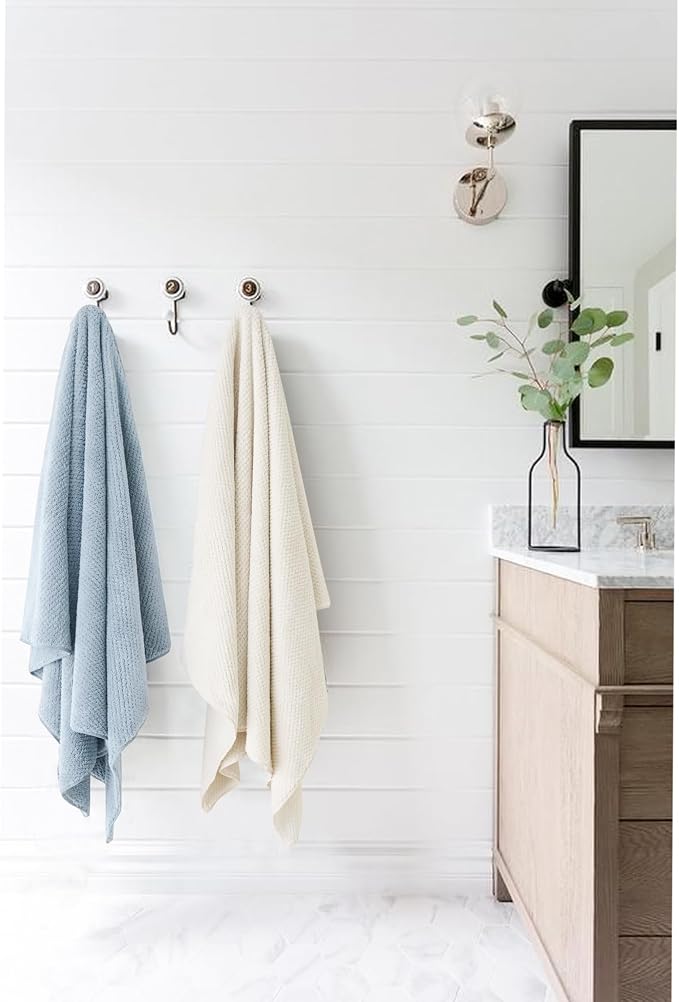 ROLSHOL 2 Packs Large Microfiber Hair Towels - Image 7