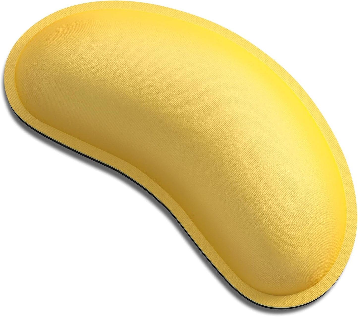 Dapesuom Mouse Wrist Rest, Ergonomic Memory Foam Mouse Wrist for Computer Desk Mats Support, Hand Rest Pad Cushion for Gaming, Office, Laptop, Men, Women, Pain Relief & Easy Typing, Apricot Yellow
