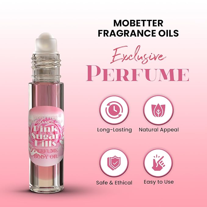 MOBETTER FRAGRANCE OILS Pink Sugar Hills Women Perfume Body Oil, notes of - Image 3