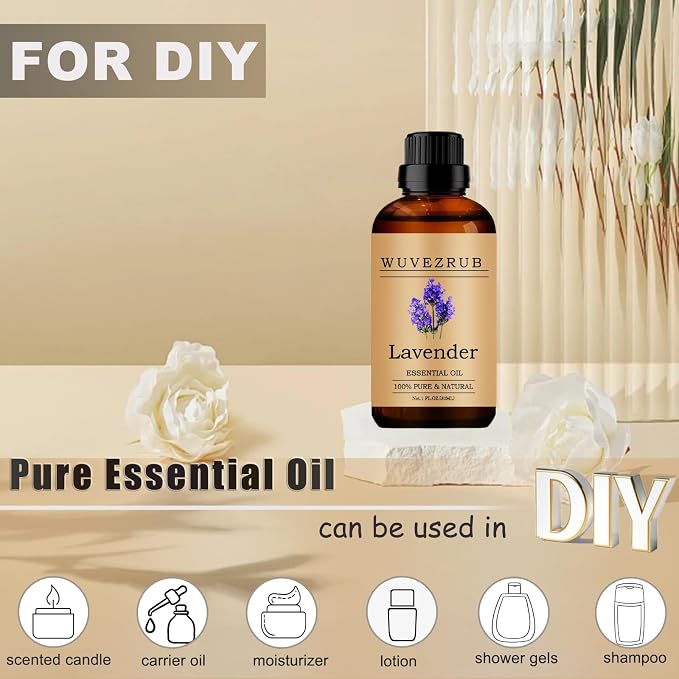 Lavender Essential Oils, 30ML Pure and Natural Essential Oil - Image 3