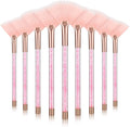9 Pieces Facial Fan Mask Brushes, Soft Facial Applicator Brushes Tools by Maitys