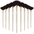 9 Pieces Facial Fan Mask Brushes, Soft Facial Applicator Brushes Tools by Maitys