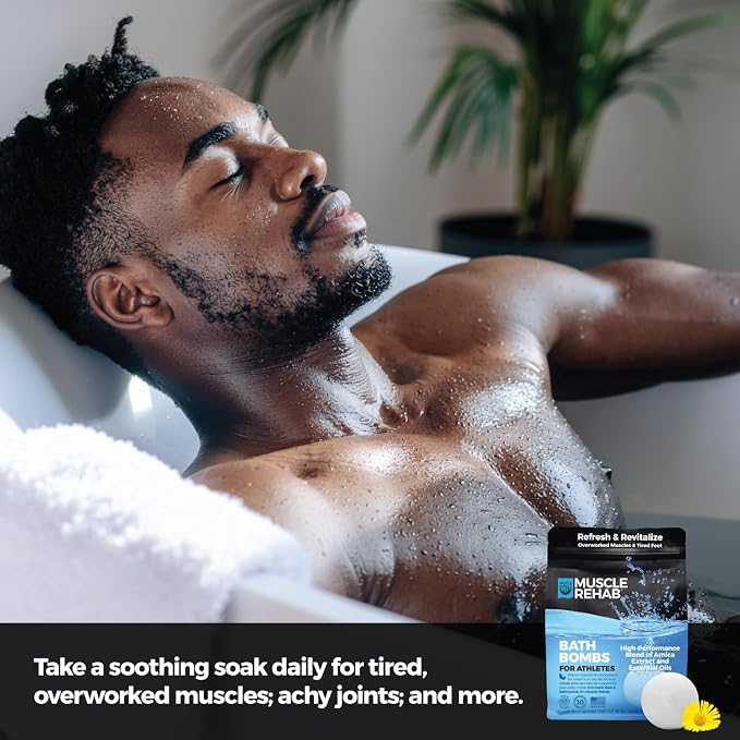 Muscle Rehab Magnesium Epsom Salt Bath Bombs - Image 5