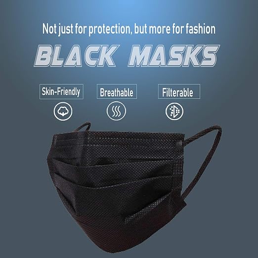 Wecolor 120 Pack Disposable Face Masks - Image 3