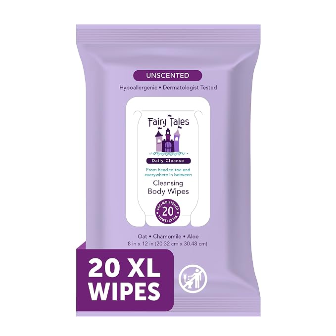 Fairy Tales Daily Cleanse XL Wipes by FairyTales