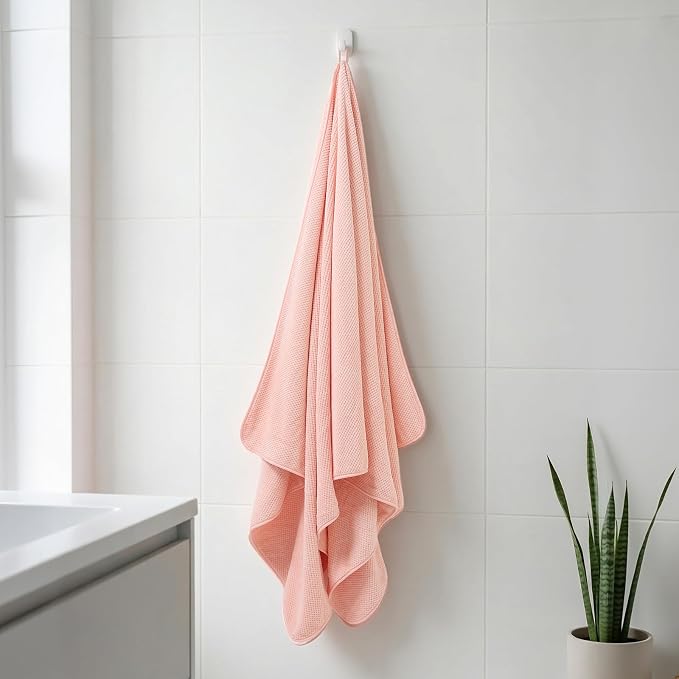 REDKISS Pack of 1 Jumbo Bath Sheet, 40 x 80 Inches Microfiber Oversized Bath - Image 7