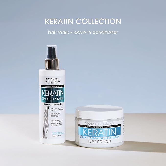 Advanced Clinicals Keratin Hair Mask Treatment, 12 Fl Oz - Image 6