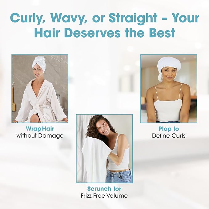 Hair RePear The Ultimate Hair Towel – Standard 21" x 44" Cotton Hair Towel - Image 4