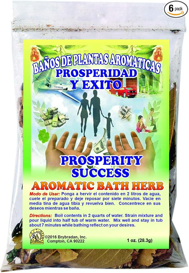 1 PC Aromatic Soothing Herbal Bath Prosperity & Success PROSPERIDAD & EXITO by Unknown