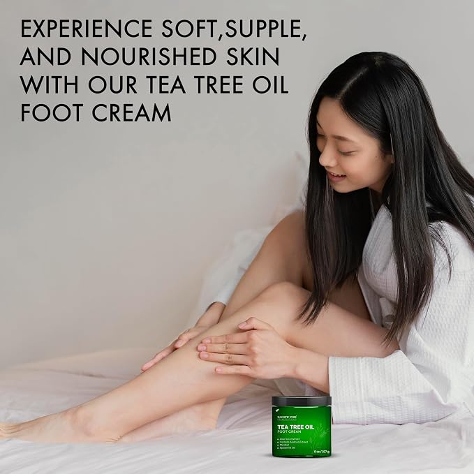 Majestic Pure Tea Tree Oil Foot Cream, Warming Cream - Image 5
