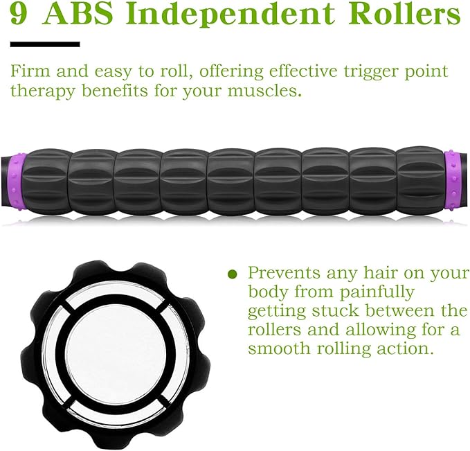 Muscle Roller Massage Roller Stick- Deep Tissue Fascia Blaster - Image 2