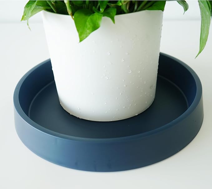 Plant Saucer Tray for Ceramic Plastic Pots, 12 inch Plant Saucers for Indoors - Image 4