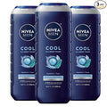 NIVEA MEN Cool Body Wash, Icy Menthol and Yuzu Scent, 3-in-1 Men's Body Wash by NIVEAMen