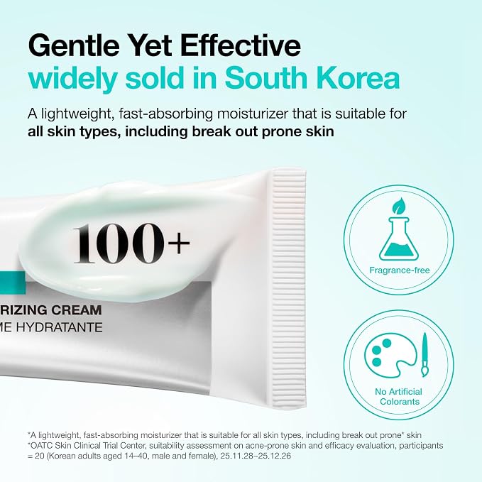 Anua PDRN Hyaluronic Acid 100 Moisturizing Cream, Lightweight, Non-Greasy - Image 7
