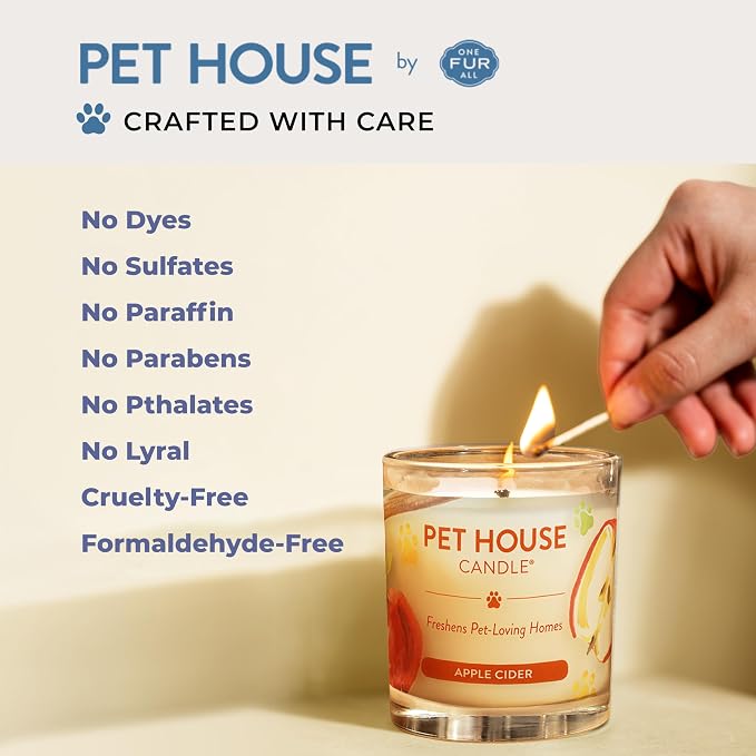 Pet House Candles Plant Based Cookie Scented Candle Clean Burning, Long Lasting - Image 7