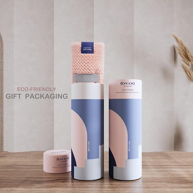 Microfiber Hair Towel Wrap for Women, Anti Frizz Large Ultra-Soft Hands-Free - Image 6